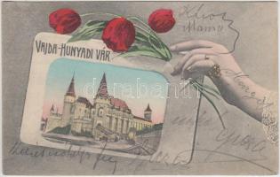 Vajdahunyad, vár, kéz / castle, flowers, hand (EK)