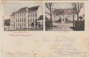 Kőszeg, Evangélikus leánynevelő intézet és templom, kiadja Róth Jenő (b)