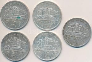1992. 200Ft Ag "MNB" (5x) T:2,2-
Adamo F13