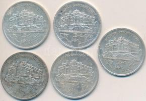 1992. 200Ft Ag "MNB" (5x) T:2,2-
Adamo F13