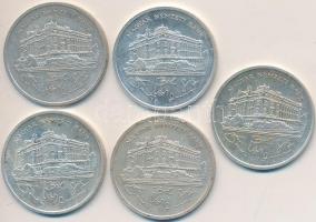 1992. 200Ft Ag "MNB" (5x) T:2,2-
Adamo F13