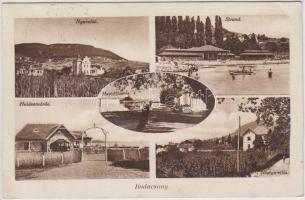 Badacsony, Nyaralók, strand, Halászcsárda, Neptun villa