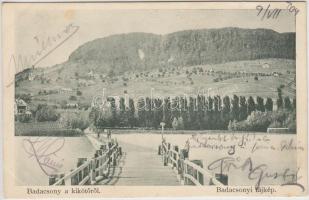 Badacsony, kikötő, kiadja Mérei Ignác