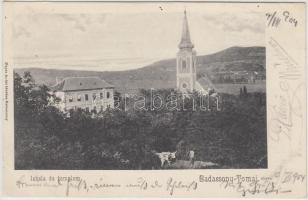 Badacsonytomaj, iskola, templom, kiadja Payer Antal (EK)