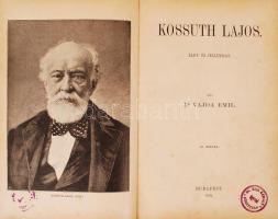 Dr. Vajda Emil: Kossuth Lajos. Élet- és jellemrajz. 48 képpel. Bp., 1892, Franklin Társulat. Kiadói ...