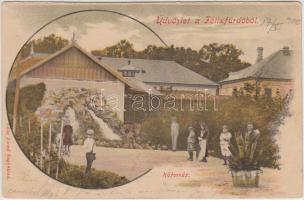 Félixfürdő, Hőforrás, kiadja Láng József / spring, spa