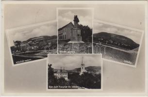 Badacsonytomaj, Kőzúzó malom, Római katolikus iskola és templom, Hősök szobra