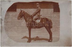 Hódmezővásárhely, magyar katona lóháton, photo (EB)