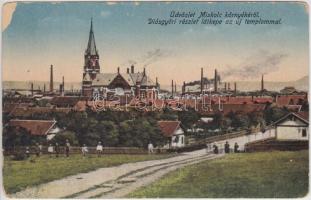 Miskolc, Diósgyőr, új templom, Grünwald Ignác kiadása (fa)