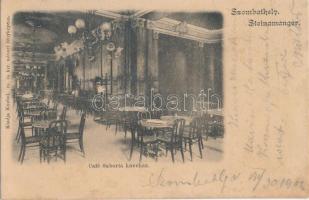 Szombathely, Steinamanger; Café Sabaria kávéház; kiadja Knebel