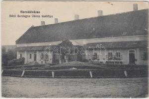 Hernádvécse, Báró Sardagna János kastélya (b)