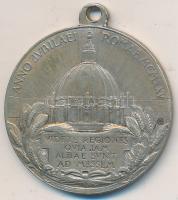 Vatikán 1925. "XI. Piusz Pápa" ezüstözött fém medál (26mm) T:2 Vatican 1925. "Pope Pius XI" silver plated medallion (26mm) C:XF