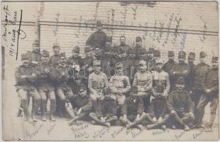 Budapest, katonai csoportkép, photo (fa)