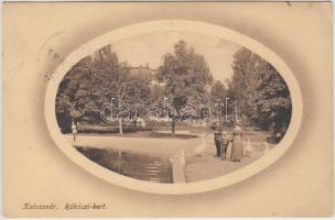 Kolozsvár, Rákóczi kert / garden (EK)