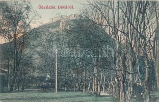 Déva, várdomb, Hirsch Adolf kiadása / castle