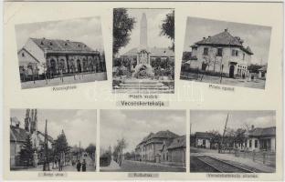 Vecséskertekalja, Községháza, Posta épület, Szép utca, Kultúrház, vasútállomás (EB)