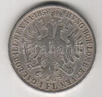 Ausztria 1858M 1Fl Ag T:3/4+