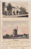 Dévaványa, vasútállomás, malom (b)