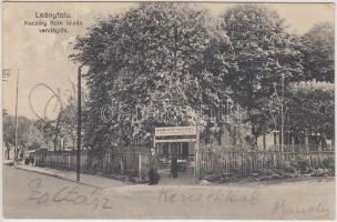 Leányfalu, Keczéry Róth István vendéglős, Nyári kerthelyiség