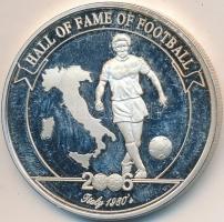 Uganda 2006. 2000Sh Ag "A labdarúgás halhatatlanjainak csarnoka - Olaszország 1980-as évek / Cl...