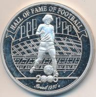 Uganda 2006. 2000Sh Ag "A labdarúgás halhatatlanjainak csarnoka - Brazília 1980-as évek/Zico&qu...