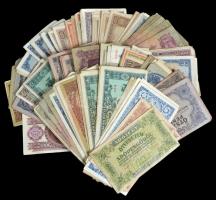 ~200db-os vegyes magyar bankjegy gyűjtemény a korona időszaktól a forint rendszerig T:vegyes