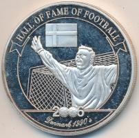 Uganda 2006. 2000Sh Ag "A labdarúgás halhatatlanjainak csarnoka - Dánia 1990-es évek / Peter Sc...