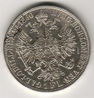 Ausztria 1860A 1Fl Ag T:2-