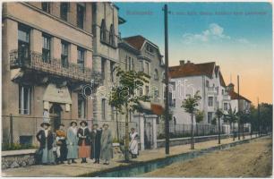 Kolozsvár, Római katolikus templom kerti pavilonjai / pavilion of Roman catholic church, Divald & Monostory