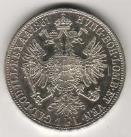 Ausztria 1861A 1Fl Ag T:1/2