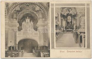 Ercsi, templom belső, Frank Károly kiadása