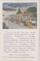 Budapest II. Szent Lukács gyógyfürdő, Kristály forrás szállítása, reklám (EK)