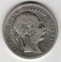 Ausztria 1872 1Fl Ag T:3+