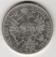 Ausztria 1872 1Fl Ag T:3+