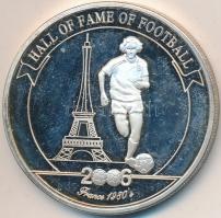 Uganda 2006. 2000Sh Ag "A labdarúgás halhatatlanjainak csarnoka - Franciaország 1980-as évek/Mi...