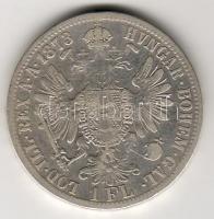 Ausztria 1873 1Fl Ag T:3+