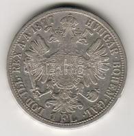 Ausztria 1877 1Fl Ag T:3
