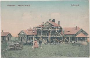 Tőketerebes, cukorgyár, kiadja Rosenbaum Sándor / sugar factory (EK