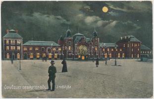 Debrecen, indóház éjjel