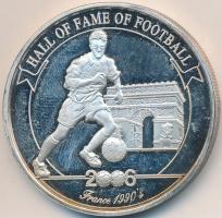 Uganda 2006. 2000Sh Ag "A labdarúgás halhatatlanjainak csarnoka - Franciaország 1990-es évek / ...