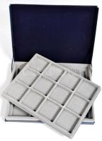 Éremtartó kazetta kivehető tálcával, 24 férőhellyel, használt, de újszerű állapotban