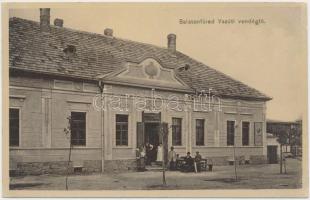 Balatonfüred, Vasúti vendéglő, kiadja Holzer Ignác (Rb)