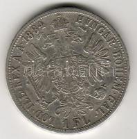 Ausztria 1884 1Fl Ag T:3+