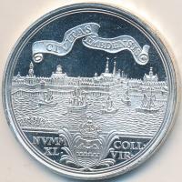 NSZK 1984. "2-1/2 Dukat / Emden" ezüst replika eredeti tokban és tanúsítvánnyal (11.2g/0.5...