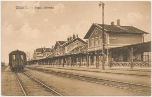 Gödöllő, vasútállomás, vonat (EK)