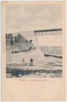 Cuha-völgye, vasúti híd, kiadja Köves Béla (EK)