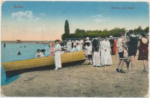 Siófok, fürdő, Divald & Monostory