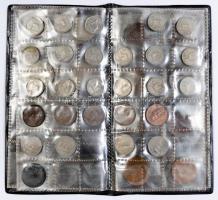 Írország 51db-os fémpénz gyűjtemény éremtartó albumba rendezve T:vegyes
Ireland 51pcs of coins in co...