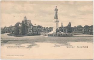 Gödöllő, Erzsébet királyné szobor, kiadja Nemesánszky Józsefné (fa)