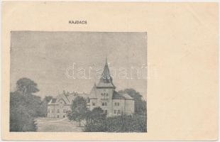 Kajdacs, Sztankovánszky kastély, kiadja Szénásy Béla (EK)